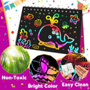 Party Favors for Kids 4-8-12: 48 Pack Scratch Rainbow Art Crafts Notebook — 4