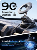 LISEN for MagSafe Car Mount [3800gf Strong Magnet&90+LBS Suction] 360° Adjustable Vacuum Magnetic Phone Holders for Your Car, for iPhone 18 Pro Max 17 16 15 14 13 12 Plus Air for Shower All Smartphone photo 3