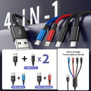 Dual USB-C 4 in 1 Multi Charging Cable, Charging Cords for Multiple Devices 2