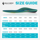 WalkHero Arch Support Inserts for Plantar Fasciitis and Heel Pain Relief - Mineral Green — 7