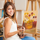 KEFF 24-Pack 𝗣𝗥𝗘𝗠𝗜𝗨𝗠 Canvas for Painting, 6 of 5x7, 8x10, 9x12,11x14 Painting Canvas Boards, Art Supplies for Adults & Kids - 100% Cotton Primed Canvases for Painting Acrylic, Oil, Watercolor | 24 Pack - 6 of Each, 5x7, 8x10, 9x12, 11x14 — 7