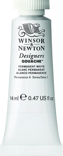 Winsor & Newton Designer's Gouache, 14ml tube, Permanent White | 0.47-oz Tube — 1