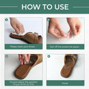 Arch Support Inserts Flat Feet - Welnove 8-Pair Gel Arch Support Insoles for Plantar Fasciitis, Foot Pain Fatigue Relief - Soft Heel Pads Adhesive Fit Most Shoes, Men Women, 0.47" Height | Clear — 8