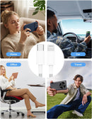 USB C to Lightning Cable Nylon Braided [Apple MFi Certified] - 2Pack 6/10FT 9