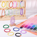 Funtopia 1368pcs 6mm Glass Beads for Bracelets Jewelry Making Supplies — 2