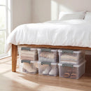 Citylife 17 QT Plastic Storage Bins with Latching Lids Stackable Storage Containers for Organizing Large Clear Storage Box for Garage, Closet, Kitchen, 4 Packs — 6