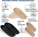 Height Increase Heel Cushion, 1 Inch Silicone Gel Shoe Lifts, Shock Absorbing Heel Lift Inserts for Leg Length Discrepancy, Invisible Height Boost Insoles for Sneakers, Boots, Beige — 4