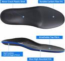 High Arch Support Comfort Orthotics Relieve Foot Pain Inserts - Black — 2