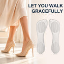 1 Pairs of Inserts for High Heels, 3/4 Gel Cushion Insoles ＆2 Pairs of Clear Non Slip Shoe Pads for Heels, Adhesive Anti-Skid Shoe Pads for Women and Men Shose (Clear) — 7
