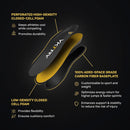 VKTRY Gold Sport Insoles for Non-Cleated Shoes - Carbon Fiber Insole - 1weight Under 120 Lbs — 4