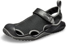 Crocs Men's Swiftwater Mesh Deck Sandals | 7 | Black — 1