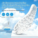 2026 New Steppers Insoles for Men & Women - 4D Cloud Comfort Memory Foam | Super Soft Shock Absorption, Anti-Fatigue & Breathable Design | Replacement Inserts for Work, Running (Black, Men's 8.5-9) — 4