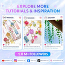 LET'S RESIN UV Resin Kit, 12 Colors Clear Colored UV Resin(20g Each) — 7