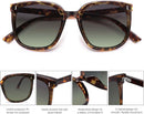 SOJOS Sunglasses for Women Men Vintage Style Shades UV400 Mirrored Lens | Tortoise/Gradient Green | 58 Millimeters — 4