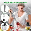 Turelar Immersion Blender Handheld Corded, 1100W 5 in 1 Hand Blender Set