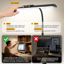 MOICO LED Desk Lamp with Clamp for Office Home- — 5