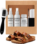 7-in-1 Sandal and Shoe Cleaning Kit for Birkenstock –Suede & Nubuck Cleaner, Protector Spray, Cork Sealer & Brush,Safe for Leather, Suede, Footbed, Nubuck & Cork Footbeds — 1