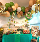 Green and Brown Balloons Set, 60 Pcs 12 Inch green brown balloons Jungle Safari Woodland Forest Balloon Metallic Gold Cream Brown Olive Green Coffee Blush Balloon for Baby Shower Birthday Decorations — 6