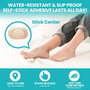 Promifun Bunion Pain Relief Pads to Wear with Shoes - 54 ct Bunion Cushion - Moleskin Protect Feet for Men and Women - Water-Resistant Self-Stick Adhesive (Multi-Size) | 54 Count ( Multi-size) — 2