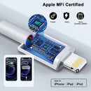 [Apple MFi Certified] iPhone Charger Fast Charging 6FT Lightning Cord 2