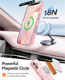 FNTCASE for iPhone 16 Case, Fit for Magsafe, Screen Protector, Light Pink photo 3