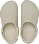 Crocs Unisex-Adult Classic Crafted Canvas & Suede Clogs | 8 Women/6 Men | Stucco — 5