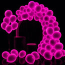 100 Pcs UV Neon Pink Balloons 12 inch Neon Party Supplies, Balloons, Glow in the Dark for Birthday, Graduation, Baby Shower,Wedding, Anniversary Valentines Party Decorations | Pink-a01 — 4