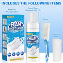 Shoe Cleaner, 6.76 fl oz Shoe Cleaning Kit with Brush and Towel, White Sneaker Cleaner for Removing Stains — 7