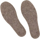 Alpaca Wool Warm Shoe Insoles Soft Winter Replacement Inserts for Boots - Light Brown Alpaca — 1