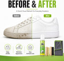 Shoe Cleaner Sneakers,8.5oz Shoe Cleaning Kit with 2 Brush,Shoe Cleaning Removes Dirt and Stain for White Shoes, | With Microfiber Towel — 4