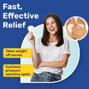 24-Pack Metatarsal Foot Pads for Pain Relief - 1/4” Thick, Ball of Foot Cushions for Women and Men, Forefoot and Sole Support, Metatarsalgia Mortons Neuroma. Metatarsal Pads Ball of Foot Cushions. 3