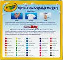 Crayola Ultra Clean Washable Markers (40ct), Colored Markers for Kids, Coloring Book Marker Set, Stocking Stuffers for Kids, Christmas & Holiday Gifts, Ages 3+, Pacl of 6 | 1 Count (Pack of 6) — 8