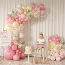 Pink and Yellow Balloon Arch Kit Pastel Yellow Balloons — 6