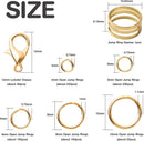 Handyman Crafts Jump Rings Kit With1000PCS Open Jump Rings 40PCS 12mm Lobster Clasps and Jump Rings Opener for… — 2