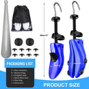 Eachway Pair of Professional 2-Way Premium Shoe Stretcher Tough Plastic Shoe Trees, Adjustable Length & Width Durable Shoe Shaper for Men and Women (Large) | blue — 3