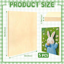 FSWCCK 5 Pack 11 x 14 inch Wood Panel Boards, Unfinished Wood Canvas Panels for Crafts, Painting Canvas, DIY Art Projects, Pouring, Arts Use with Oils, Acrylics | 11"X 14" 5 Pack — 2