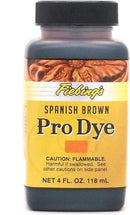 FIEBINGS,Fiebing Professional Leather Oil Dye - 4 Ounces, Spanish Brown — 1