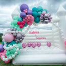 Pearl White Linking Balloons for Wedding Bride Shower Mermaid Party Decor | 6 inch — 8