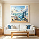 Beach 5D Diamond Painting Kit for Adults, Ocean Scene Diamond Art Kits | KM1226-1 — 2