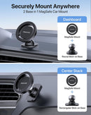 Miracase Phone Holders for Your Car with Metal Hook Clip, Air Vent Cell Phone Stand Car Mount, Universal Automobile Cradle for Garmin GPS Fit iPhone Android and All Smartphones, Dark Black | Graphite | 1 Pack photo 2