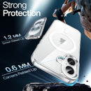 JETech Magnetic Case for iPhone 16, Clear photo 5