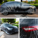 LuliKa 3 Packs Disposable Car Cover Clear Plastic Car Cover Universal — 5