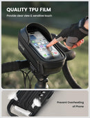 Lamicall Bike Frame Bag Waterproof - [1s Release] Bike Phone Mount Holder | Medium — 5
