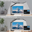 Micomlan Architect Desk Lamp with Atmosphere Lighting, Adjustable Led Desk Light for Home Office with Base, 24W… — 2