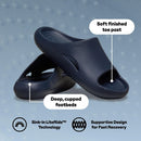 Crocs Unisex Adult Mellow Recovery Slides | 10 Women/8 Men | Black — 8