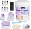 LET'S RESIN Resin Casting Powders Starter Kit,1000g Fast Cured Resin Powder — 1