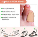 Nuanchu 60 Pcs Bunion Cushions Self-Adhesive Bunion Pads, Skin Color, L — 7