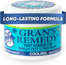 Gran's Remedy Natural Shoe Deodorizer and Foot Odor Eliminator Powder for Men, Women, and Kids, Absorb Sweat and Moisture, Neutralize Smelly Odors, Cooling — 1