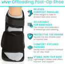 Vive Offloading Post-Op Shoe - Forefront Wedge Boot for Broken Toe Injury — 2