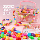 NEXBOX Girls Crafts Jewelry Making Kit for Toddlers - Pop Beads Toys Sets for Little Kids Age 3 4 5 6 Year Old,… — 6